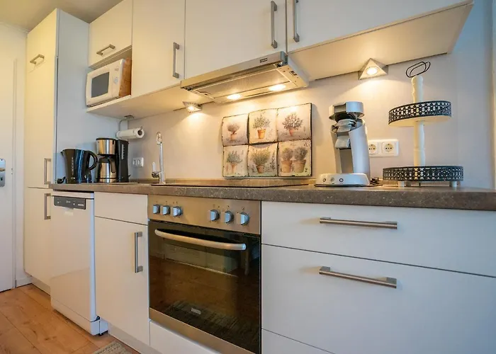 Hus Willem Ii 18, Muschelstuebchen Mit Strandkorb בוסום